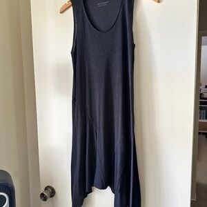 AllSaints Black Asymmetrical GIA Slim fit Tank Dress